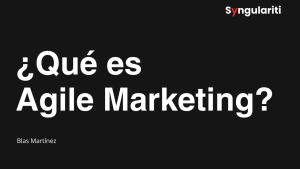 ¿Qué es Agile Marketing?